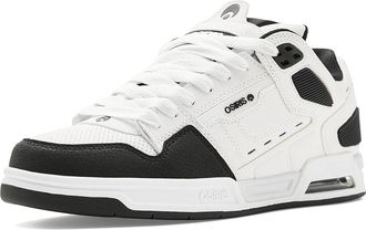 Osiris Peril Mens Skate Shoes White/Black/Grey : 10.5 D - Medium, Synthetic
