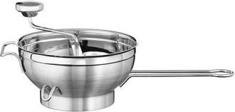Rösle Stainless Steel Food Mill with Handle and 2 Grinding Sieves in Silver at Nordstrom