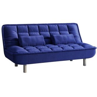 Vente-Unique Vente-unique - Divano letto clic clac in tessuto Blu - mishan