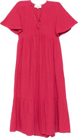 BA&SH Abito midi - Rosa