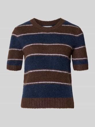 Samsøe & Samsøe Strickpullover mit 1/2-Arm Modell JEANNE in Dunkelbraun, Größe XL