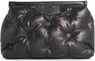 Maison Margiela Glam Slam Classique gro&szlig;e schwarze Lear-Tasche