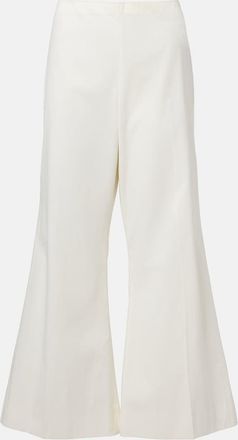 Khaite Walter cotton and silk flared pants