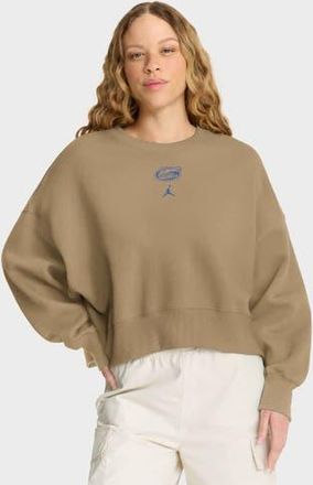Jordan Brand Womens Jordan Brand Tan Florida Gators Oversized Phoenix 2-Hit Pullover Sweatshirt at Nordstrom, Size X-Large