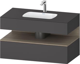 Duravit Duravit Collection One Lavabo &Agrave; Encastrer Avec Meuble Sous-vasque