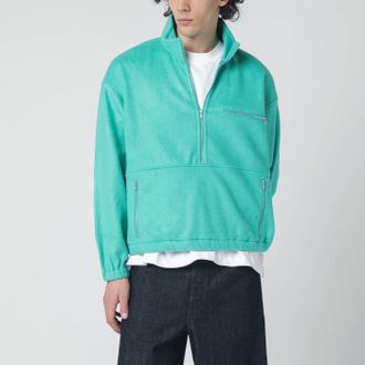 Auralee Jade silk-yarn fleece