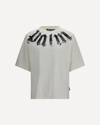 Palm Angels Big Neck Logo T-shirt Male S