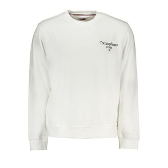 Tommy Hilfiger Mens Crew Neck Sweatshirt Dm0dm07566 - Ivory Cotton - Size 2XL