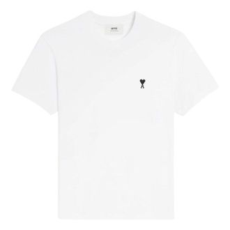 Ami Small Heart Logo T-Shirt White HTS346-724-100