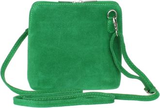 Girly HandBags Womens Suede Cross Body Animal Print Zebra Leopard Shoulder Bag (Fruitty Green)