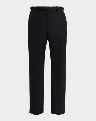 Alexander McQueen Men & apos;s Mid-Rise Straight-Leg Trousers