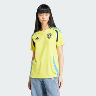 adidas adidas Performance Womens Sweden 24 Home Jersey - Yellow - Size X-Large
