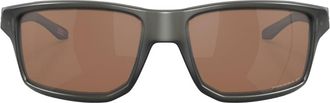 Oakley Gibston rectangle-frame sunglasses - unisex - Nylon/Polycarbonite - 61 - Grey