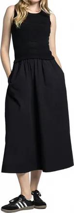 Thread & Supply Camilla Dress In Black
