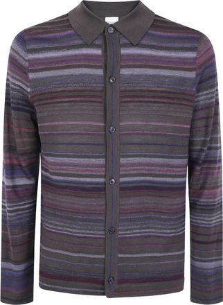 Paul Smith Cardigan Button Thru - Heren - Vesten - Veelkleurig - M - Truien & Vesten