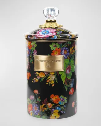 MacKenzie-Childs Flower Market Canister