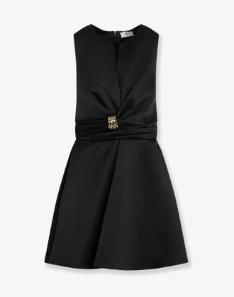 Elisabetta Franchi Duchesse-Satinkleid