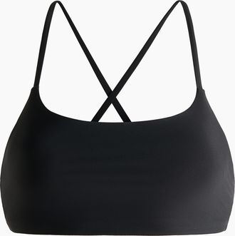 H&M Sport-Bikinitop - Schwarz