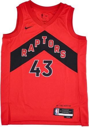Nike Basketball Tanktop Icon Edition Siakam - Heren - Fitness - Rood - XS - Polyester - Fitness