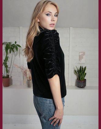 Nooki Design Womens Lexy Top in Black - Size: 10/8
