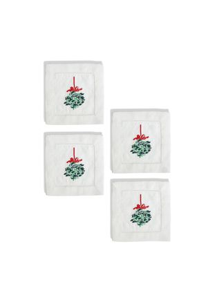 Tiramisu Christmas Wreath Cocktail Napkins