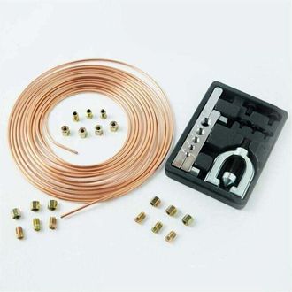 OEM Carrete De Manguera De Freno - Fabricado En Cobre Y N&iacute;quel - Con Un Di&aacute;metro Exterior De, Manguera De Acero Inoxidable