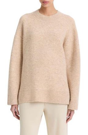 Vince Textured Soft Sculpt Oversize Tunic Sweater in Heather Wheat Cream at Nordstrom Rack, Size X-Small
