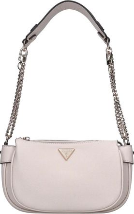 Guess Fedora Schoudertas - Dames - Schoudertassen - Beige - ONE Size - Leer - Tassen