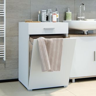Vicco Mueble De Ba&ntilde;o Matteo, Blanco, 50 X 78.5 Cm Vicco