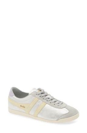 Gola Bullet Blaze Low Top Sneaker in Silver/Lemon/Lavender at Nordstrom Rack, Size 9