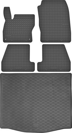 OEM Juego De Alfombrillas De Goma Para Coche Y Maletero Para Ford Focus Iii Mk3 Hatchback (2011-2018)