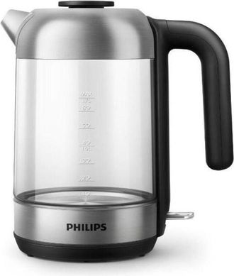 Philips Kettle - PHILIPS - HD9339/80 - 1.7 L - Glass and stainless steel - 2200 W