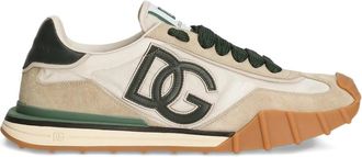Dolce & Gabbana Athletic Sneakers - Heren - Sneakers - Beige - 42 1/2 EU - Nylon - Schoenen