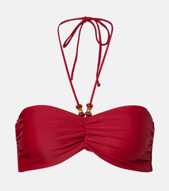 JADE Swim Zoe ruched bikini top