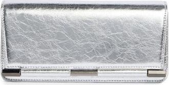 BCBGeneration Bar Hardware Metallic Clutch in Silver at Nordstrom Rack