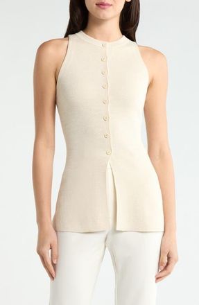 Aligne Daphne Sweater Vest in Oatmeal at Nordstrom, Size 18