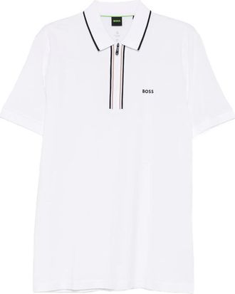 HUGO BOSS Zip-collar Polo Shirt