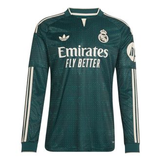 adidas Real Madrid 26/27 Away Authentic Jersey Long Sleeve Asia Sizing Aurora Ivy KC3980