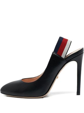 Gucci Leren slingback pumps - Zwart
