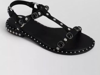 Ash podium open toe sandal low heel