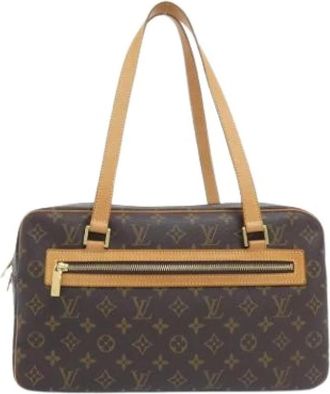 Louis Vuitton Pre-owned Shoulder Bags, female, Brown, Size: ONE SIZE Pre-owned Monogram Shoulder Bag