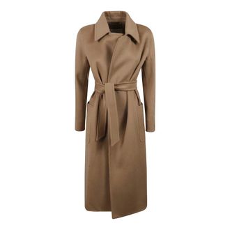 Max Mara Dames, Mantels, Bruin, Maat: XS Kasjmier
