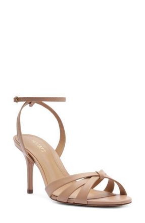 Arezzo Rumi Ankle Strap Sandal in True Sand at Nordstrom, Size 8.5