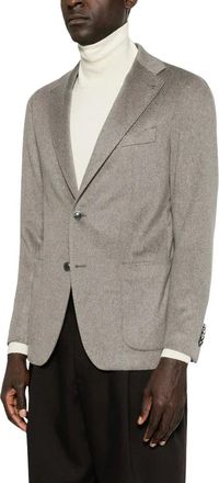 Tagliatore Jassen, Heren, Grijs, XL, Leer, 1Svs 22K Jas