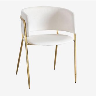 Sklum Pack De 2 Sillas De Comedor Tapizadas Nalon Sklum