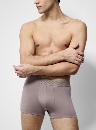 Le 31 Mens 3 neutral-hued stretch trunk TENCEL TM modal organic cotton