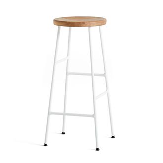 HAY Cornet Barhocker High H 75 cm, Eiche ge&ouml;lt / cremeweiss