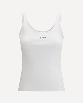 Off-white Off Stamp Rib Tank Top Female 40