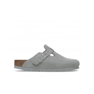 Birkenstock Su&egrave;de Leren Klomp - Dames - Slip ons - Groen - 40 EU - Su&egrave;de - Schoenen