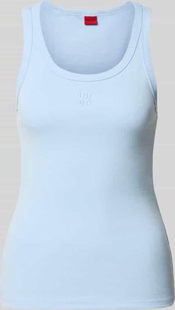 HUGO BOSS Slim Fit Tank Top aus Baumwoll-Mix Modell DATAMIA in Hellblau, Gr&ouml;&szlig;e XL